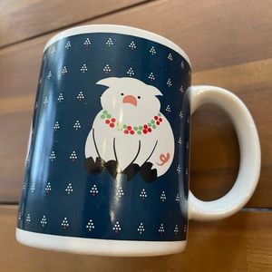 Christmas pig mug